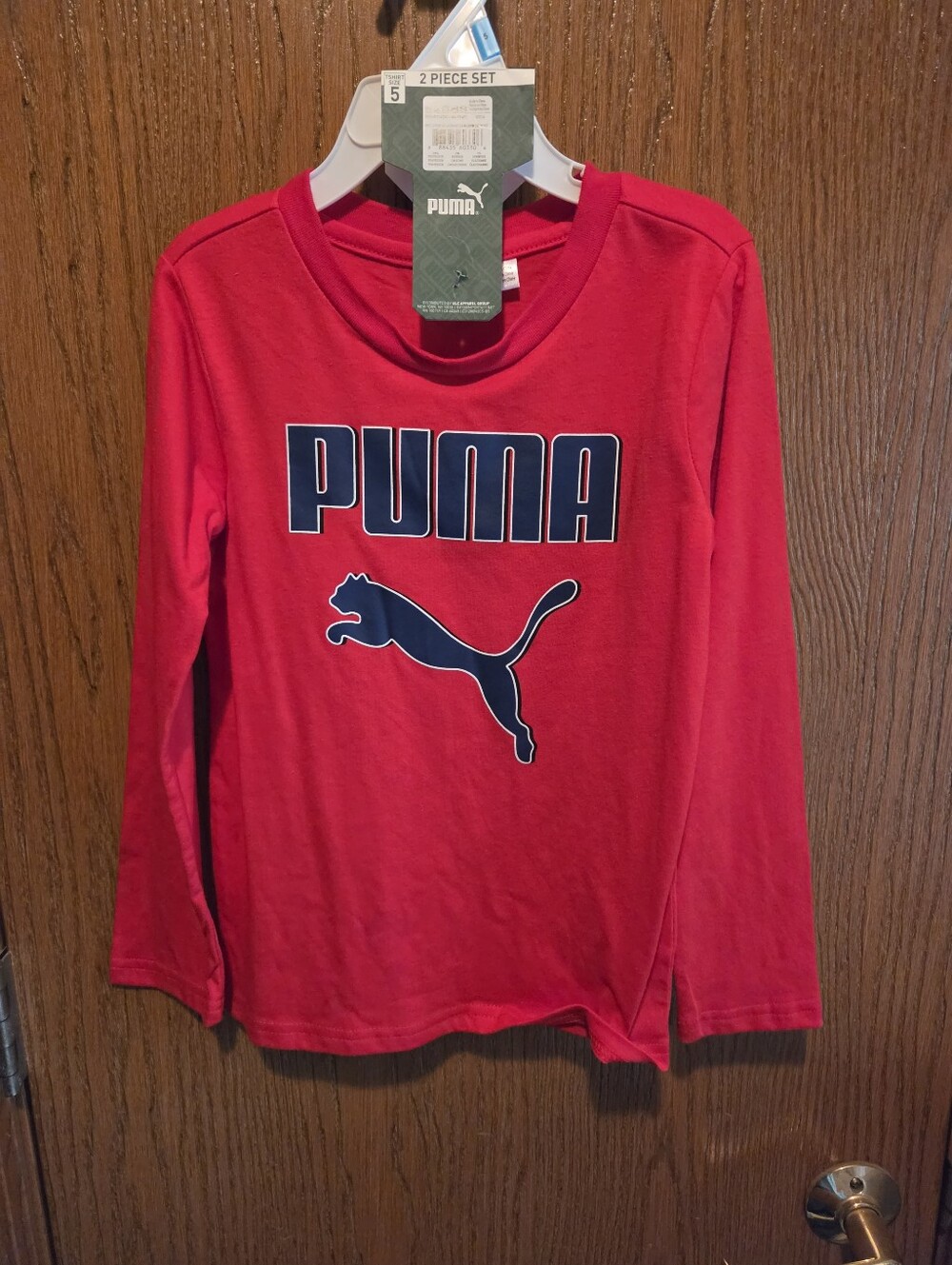 Puma- boys long sleeve shirt with matching socks.